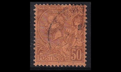 Monaco 18a o Prinssi Albert I 50 C (1891)