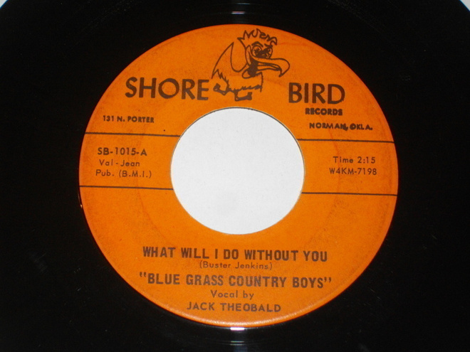 7" BLUE GRASS BOYS - I'm Hanging On - 1966 single country EX