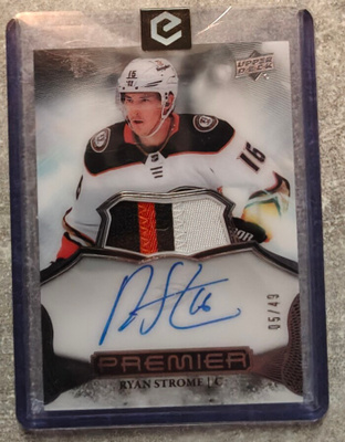 Ryan Strome 2022-23 UD Premier Auto Patch /49