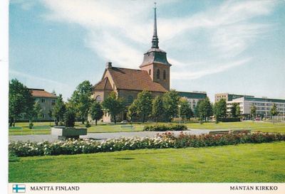 KIRKKOKORTTI - MÄNTÄN KIRKKO - 2