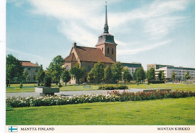 KIRKKOKORTTI - MÄNTÄN KIRKKO - 2