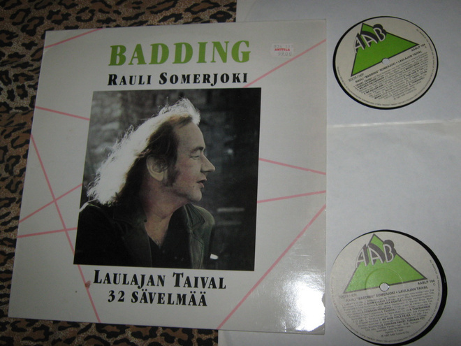 RAULI BADDING SOMERJOKI - Laulajan Taival - 2x LP 1987 EX