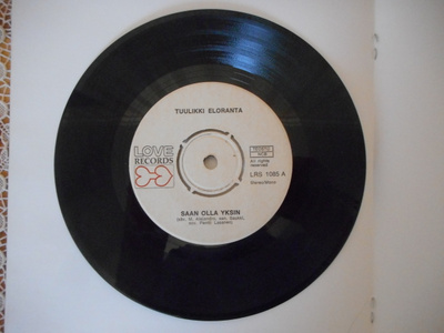 TUULIKKI ELORANTA-Saan olla yksin 7"v.1972 LoveRecords