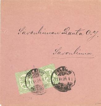 1923 30p vihreä 2 kpl lehtikääreellä