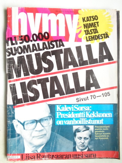 Hymy lehti Nro 12/1979 (28.10)