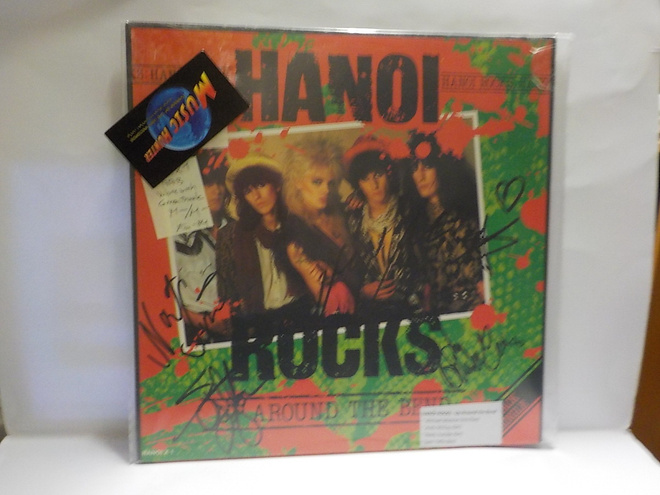 HANOI ROCKS - UP AROUND THE BEND M-/M- EP + NIMMARIT!!!!