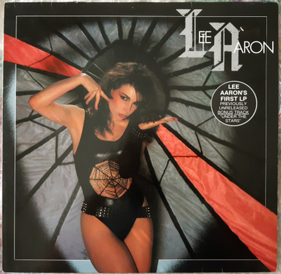 Lee Aaron: Lee Aaron + Bonus Track, 1984 Hollanti LP VG+