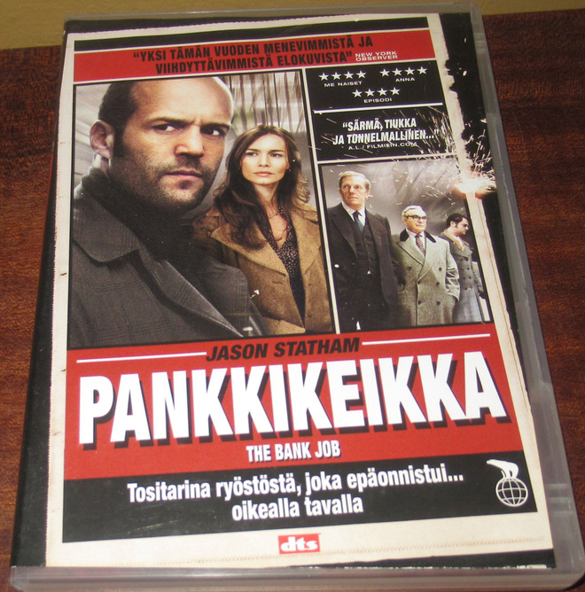Pankkikeikka, dvd trilleri, jännitys, toiminta