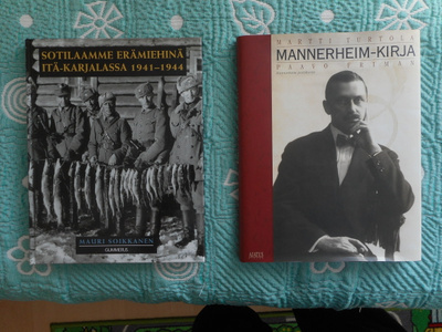 Sotilaamme Erämiehinä v,1941-1944  ja Mannerheim -kirja