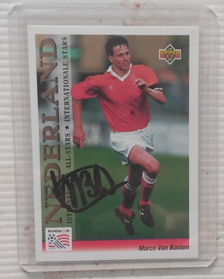 Marco van Basten Hollanti signed