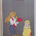 Pupu antamassa lapselle värjättyä Pääsiäismunaa, p. 1923 - pikkukuva 1
