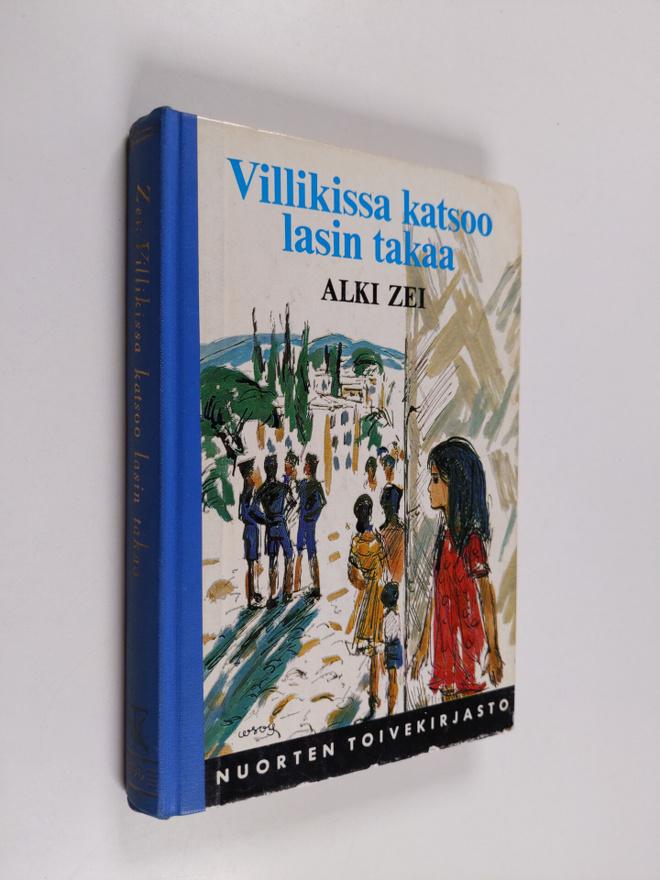Alki Zei : Villikissa katsoo lasin takaa