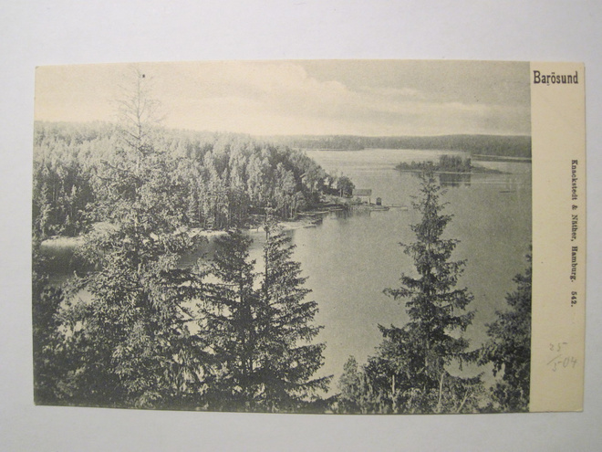 VANHA Postikortti Inkoo HUIPPUKUNTO ennen-1905