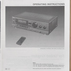 Alkuperäinen käyttöohje Technics SA-GX100L - pikkukuva 2