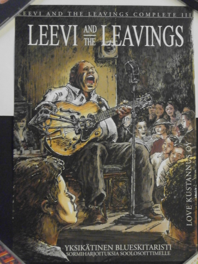LEEVI & THE LEAVINGS Yksikätinen Blueskitaristi PROMOJULISTE