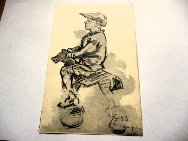 Poika ja leikkihevonen - 1925