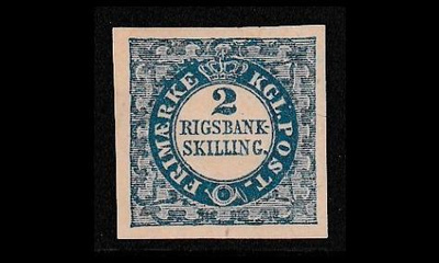 Tanska 2 * 2 Skilling uusintapainos 1 (1851)