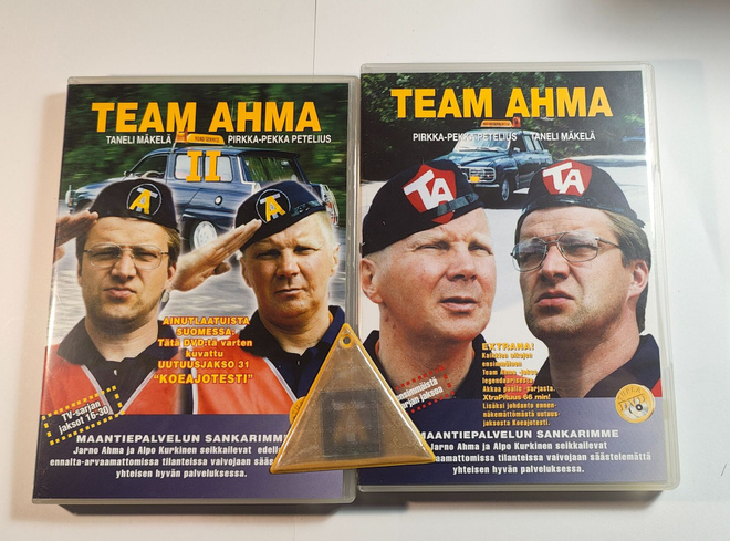 Team ahma DVD 1 2 ja heijastin