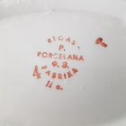 Rigas porcelana fabrika Vintage Kastikeastia lautasella - pikkukuva 3