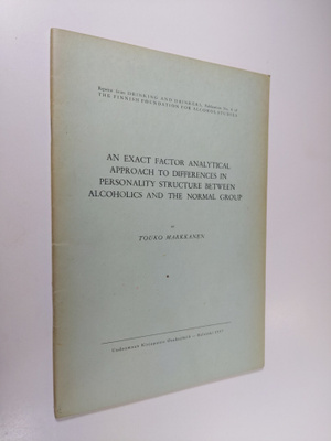 Touko Markkanen : An exact factor analytical approach to ...