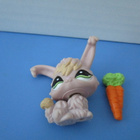 Littlest Pet Shop figuuri, angorakani + porkkanat - pikkukuva 3