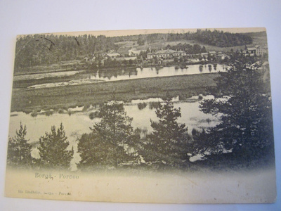 VANHA Postikortti Porvoo 1907