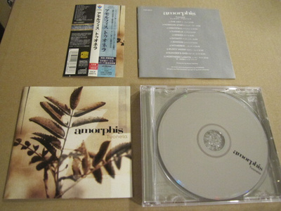Amorphis Tuonela cd japani 1999 obi bonusbiisi liite