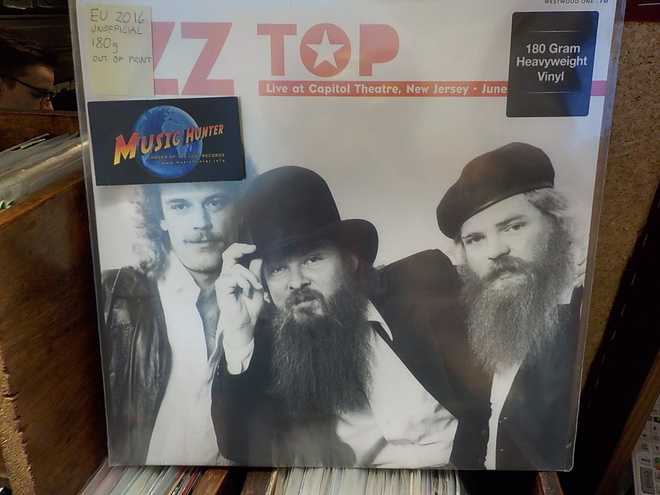 ZZ TOP - LIVE AT CAPITOL THEATRE 1980 UUSI LP