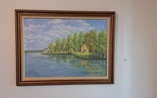 kesäinen taulu hyvät kehykset
