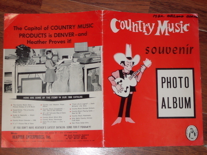 Country Music Souvenir PHOTO ALBUM 1967