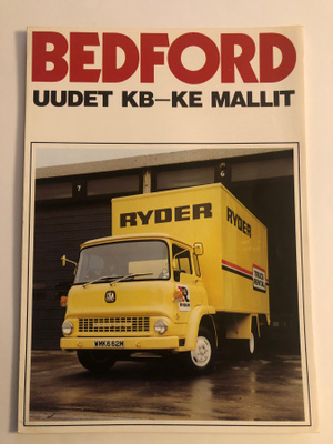 Myyntiesite - Bedford KB-KE mallit - 1976