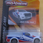 Isuzu D-Max Spark Pick-Up 2D White Blue Red Majorette 1:61 - pikkukuva 1