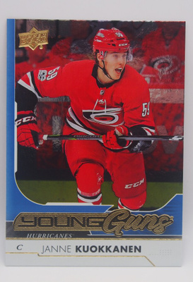 2017-18 Upper deck Young guns Silver foil Janne Kuokkanen