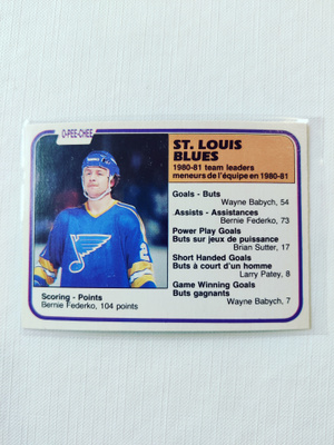 81-82 Opc - Bernie Federko