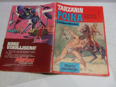 TARZANIN  POIKA,LEOPARDIMIES / MUSTA MOSKEIJA  , 1976