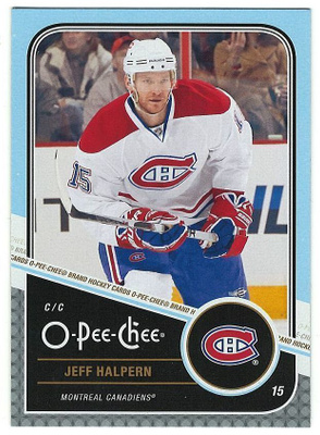 11-12 O-Pee-Chee #92 Jeff Halpern Ex-TPS 2013-14