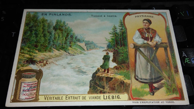 Liebig Imatra Koski Silta Keräilykortti