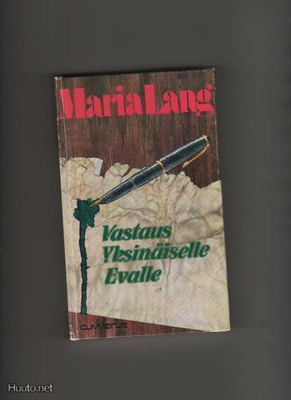 Lang, Maria: Vastaus yksinäiselle Evalle, GUM 1980, yvk., K3