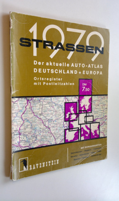 Strassen 1979 : Der aktuelle auto-atlas Deutschland + Eur...