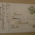 Lapsi ratsastaa kanalla, vanha Pääsiäispk, p. 1924 - pikkukuva 2