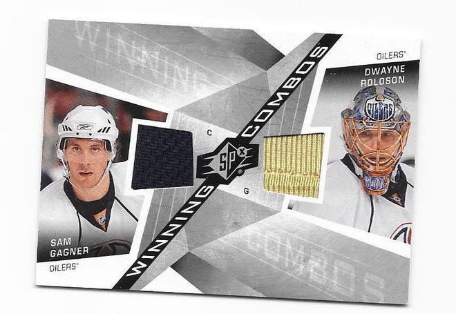 08-09 SPxWinning Combos #Gagner & Dwayne Roloson Edmonton MV