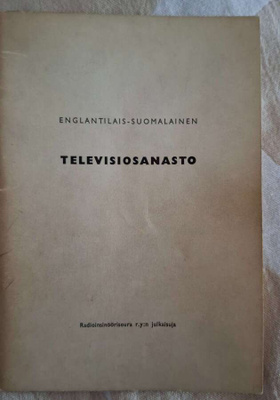 TELEVISIOSANASTO ENGLANTI SUOMI