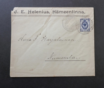 FIRMAKUORI 1901 J. E. Helenius Hämeenlinna