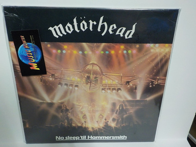 MOTÖRHEAD - NO SLEEP TIL HAMMERSMITH -90 EX+/EX+ LP