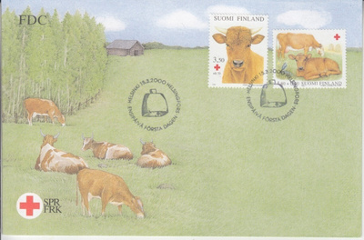 FDC 2000 Punainen risti.