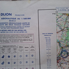 DIJON FEUILLE N°4 CARTE AÉRONAUTIQUE AU 1/500 ILMAILUKARTTA - pikkukuva 1