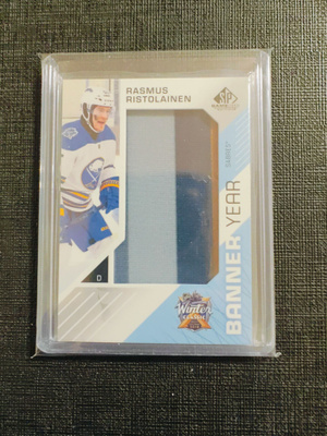 Rasmus Ristolainen - 18-19 SP Game-Used Banner Year 4-Colors