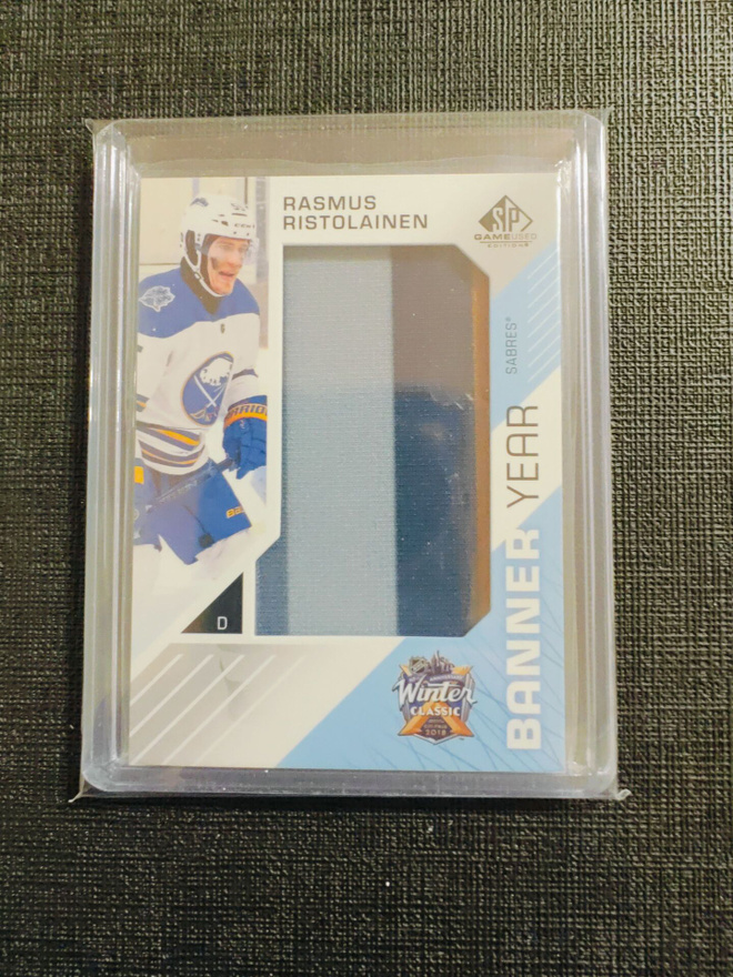 Rasmus Ristolainen - 18-19 SP Game-Used Banner Year 4-Colors