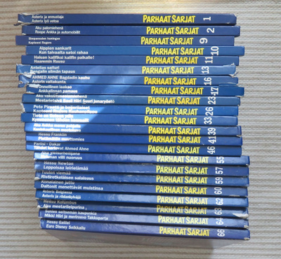 Parhaat sarjat sarjakuvakirjoja