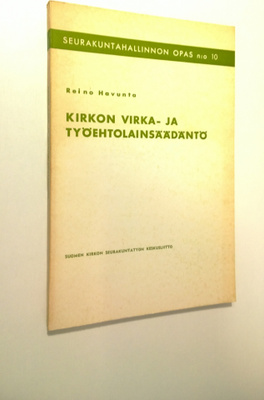 Reino Havunta : Kirkon virka- ja työehtolainsäädäntö